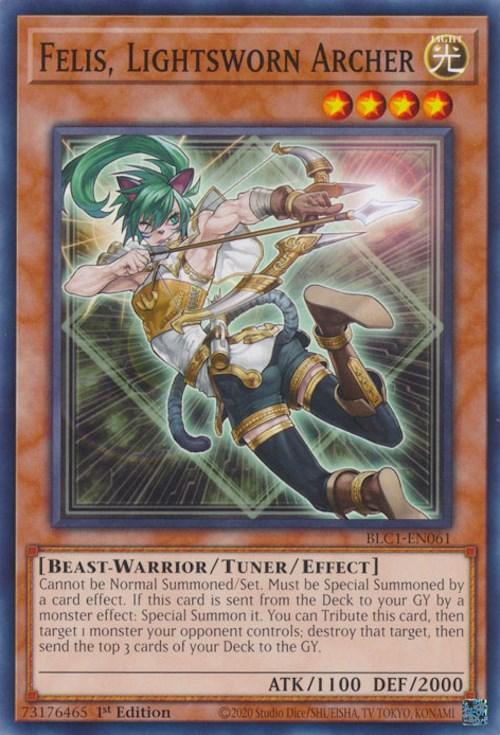 Felis, Lightsworn Archer [BLC1-EN061] Common - Josh's Cards