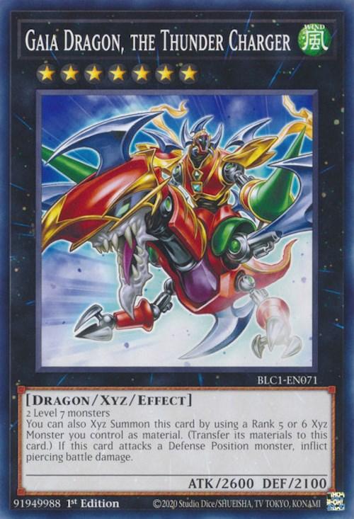 Gaia Dragon, the Thunder Charger [BLC1-EN071] Common - Josh's Cards