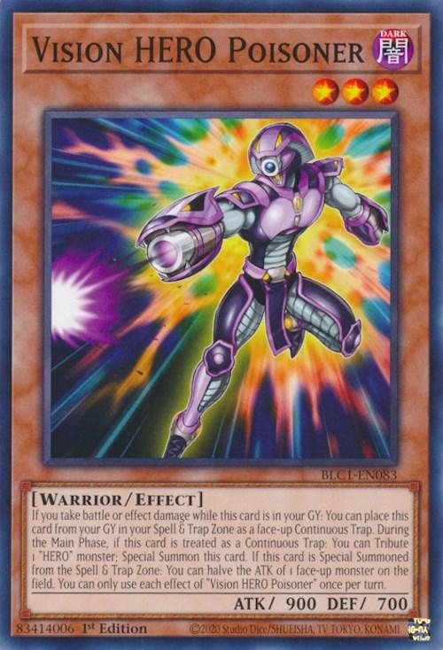 Vision HERO Poisoner [BLC1-EN083] Common - Josh's Cards