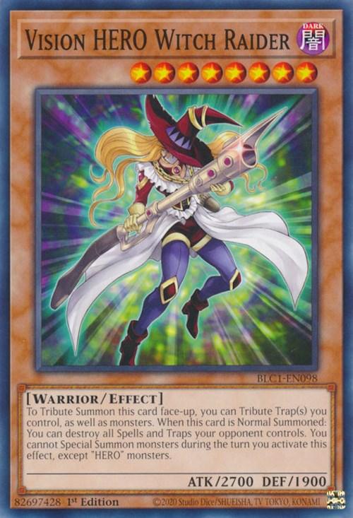 Vision HERO Witch Raider [BLC1-EN098] Common - Josh's Cards