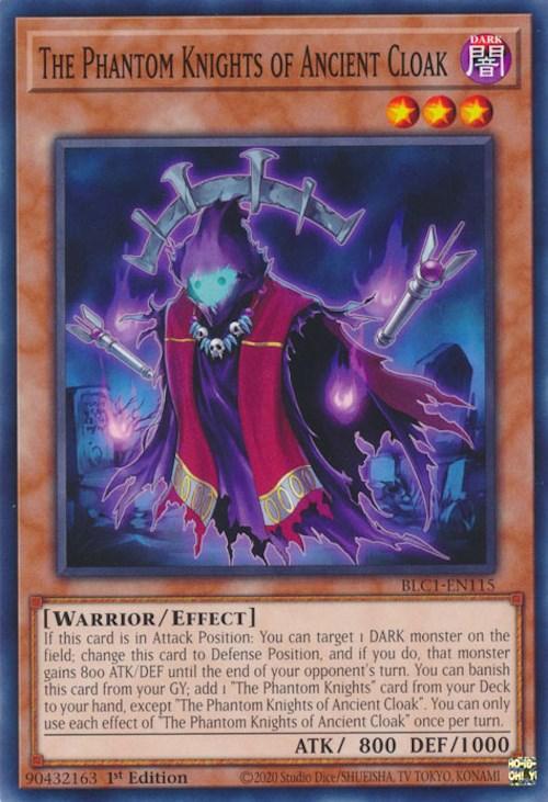 The Phantom Knights of Ancient Cloak [BLC1-EN115] Common - Josh's Cards