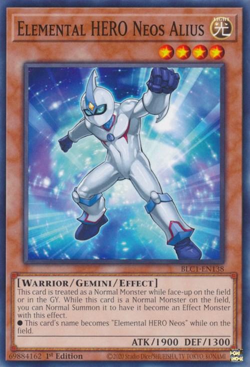 Elemental HERO Neos Alius [BLC1-EN138] Common - Josh's Cards