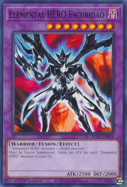 Elemental HERO Escuridao [BLC1-EN141] Common - Josh's Cards