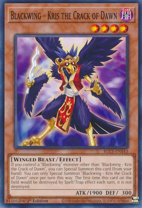 Blackwing - Kris the Crack of Dawn [BLC1-EN143] Common - Josh's Cards