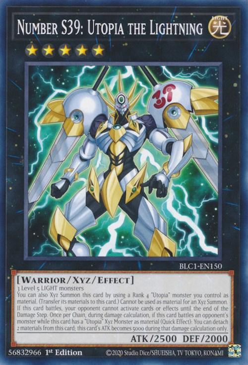 Number S39: Utopia the Lightning [BLC1-EN150] Common - Josh's Cards