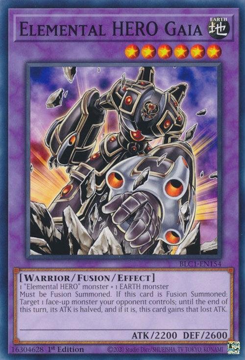 Elemental HERO Gaia [BLC1-EN154] Common - Josh's Cards