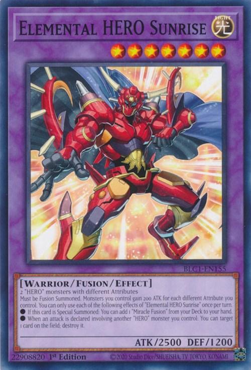 Elemental HERO Sunrise [BLC1-EN155] Common - Josh's Cards