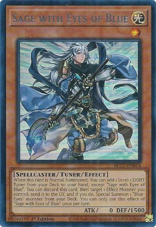 Sage with Eyes of Blue (Silver) [BLC1-EN014] Ultra Rare - Josh's Cards