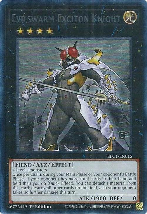 Evilswarm Exciton Knight (Silver) [BLC1-EN015] Ultra Rare - Josh's Cards