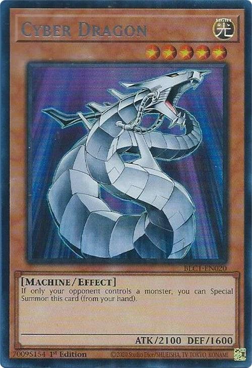 Cyber Dragon (Silver) [BLC1-EN020] Ultra Rare - Josh's Cards