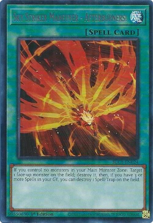 Sky Striker Maneuver - Afterburners! (Silver) [BLC1-EN024] Ultra Rare - Josh's Cards