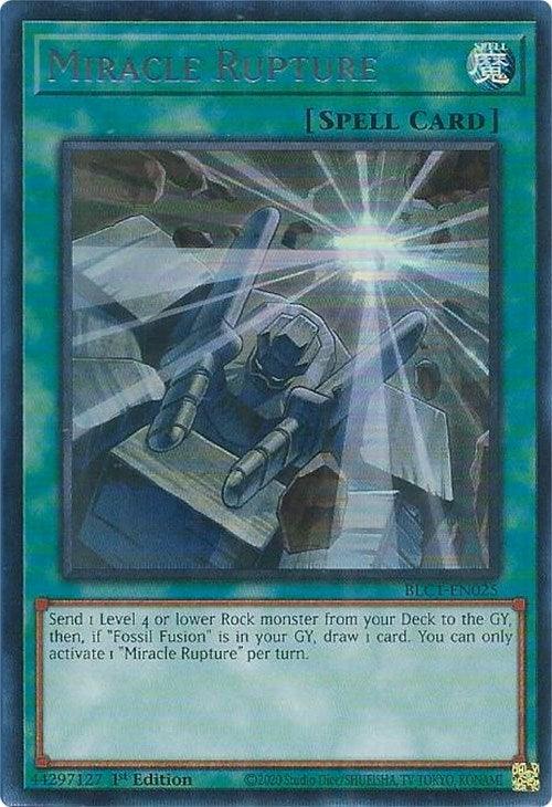 Miracle Rupture (Silver) [BLC1-EN025] Ultra Rare - Josh's Cards