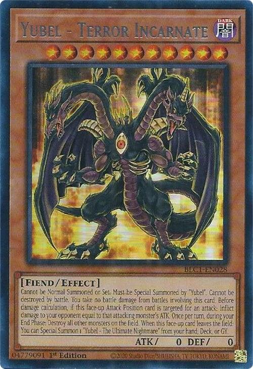 Yubel - Terror Incarnate (Silver) [BLC1-EN028] Ultra Rare - Josh's Cards