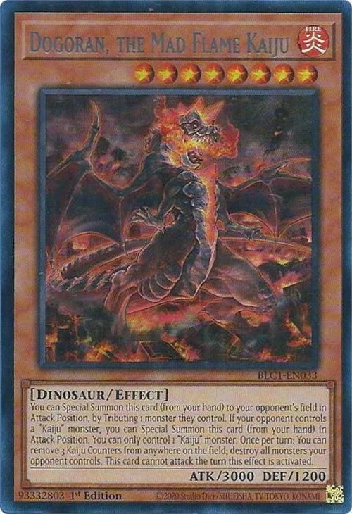 Dogoran, the Mad Flame Kaiju (Silver) [BLC1-EN033] Ultra Rare - Josh's Cards