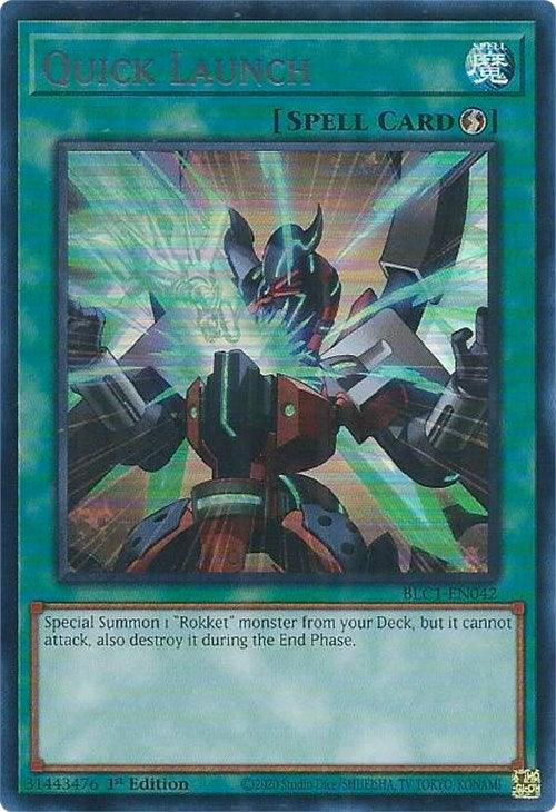 Quick Launch (Silver) [BLC1-EN042] Ultra Rare - Josh's Cards