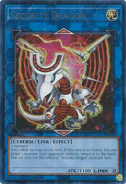 Security Dragon (Silver) [BLC1-EN043] Ultra Rare - Josh's Cards
