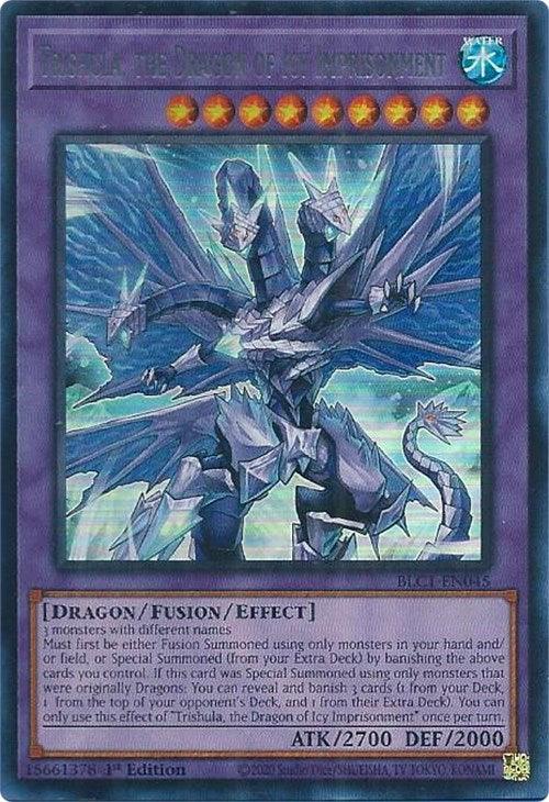 Trishula, the Dragon of Icy Imprisonment (Silver) [BLC1-EN045] Ultra Rare - Josh's Cards