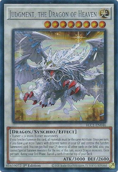 Judgment, the Dragon of Heaven (Silver) [BLC1-EN046] Ultra Rare - Josh's Cards