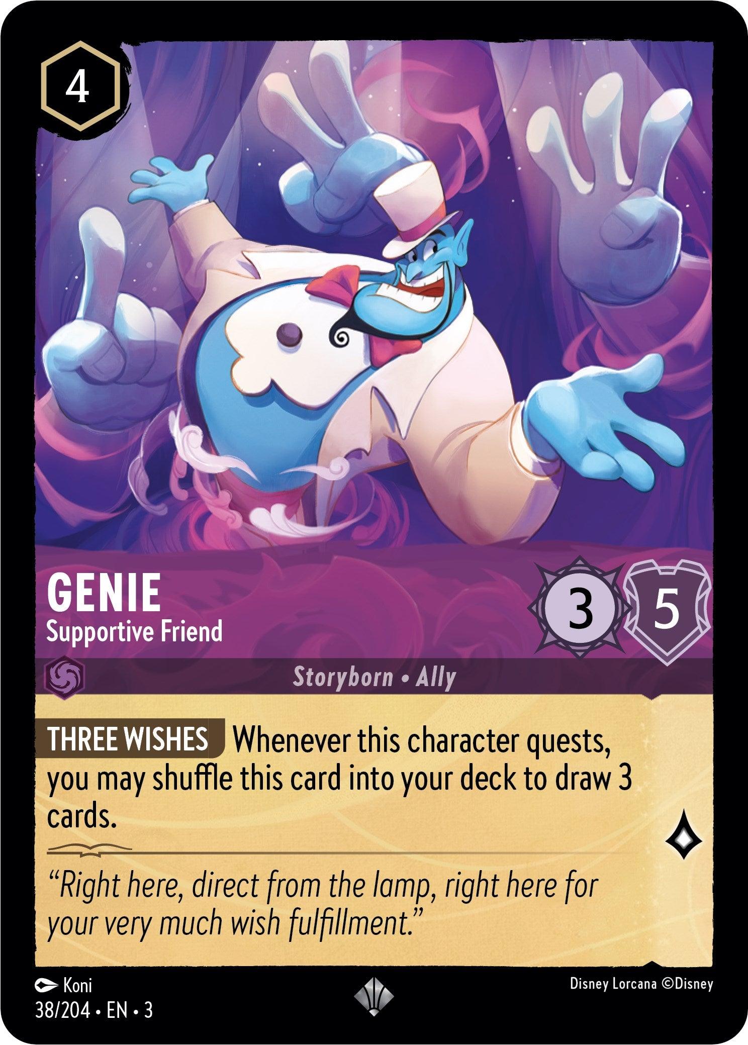 Genie - Supportive Friend (38/204) [Into the Inklands] - Josh's Cards