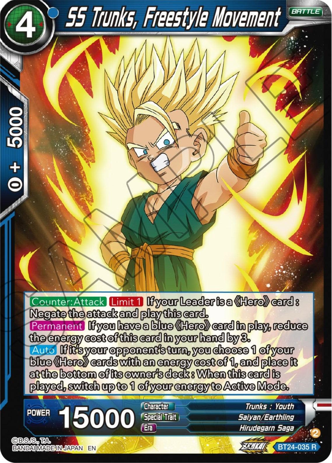 SS Trunks, Freestyle Movement (BT24-035) [Beyond Generations] - Josh's Cards