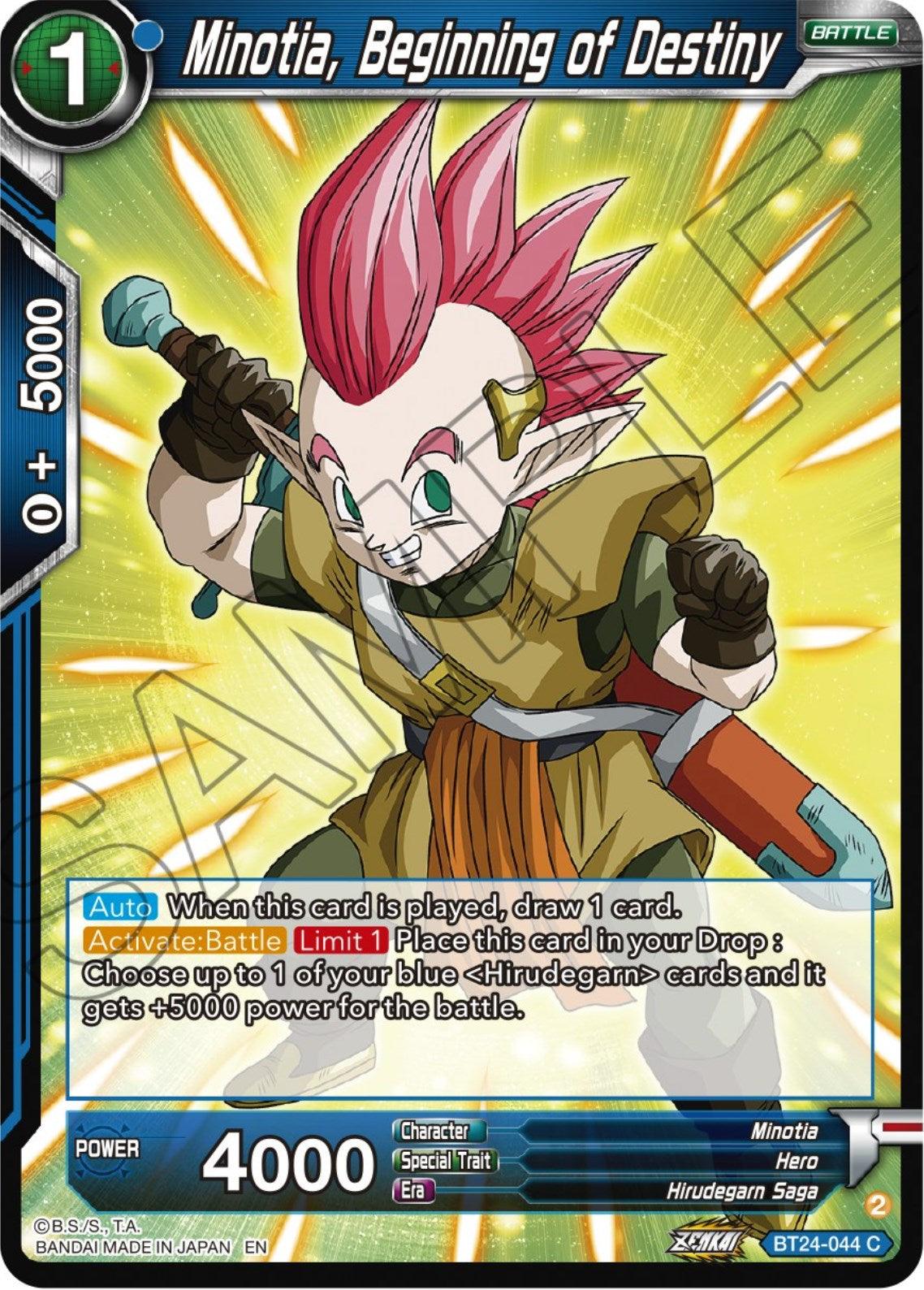 Minotia, Beginning of Destiny (BT24-044) [Beyond Generations] - Josh's Cards