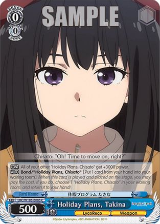 Holiday Plans, Takina (LRC/W105-E083 C) - Lycoris Recoil