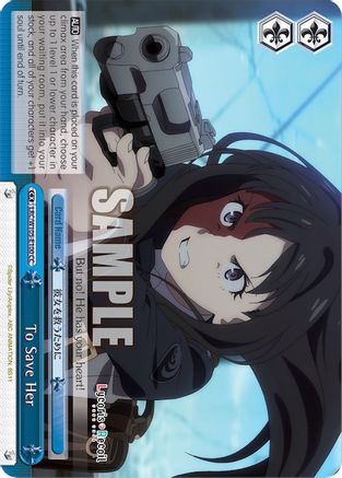 To Save Her (LRC/W105-E100 CC) - Lycoris Recoil