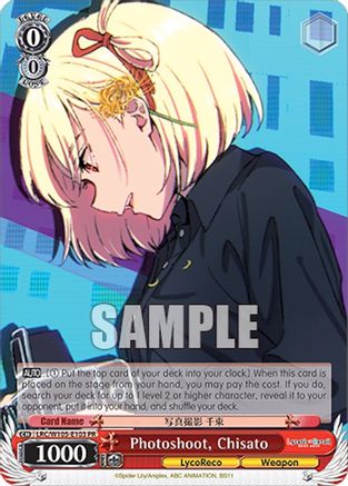 Photoshoot, Chisato (LRC/W105-E103 PR) - Lycoris Recoil