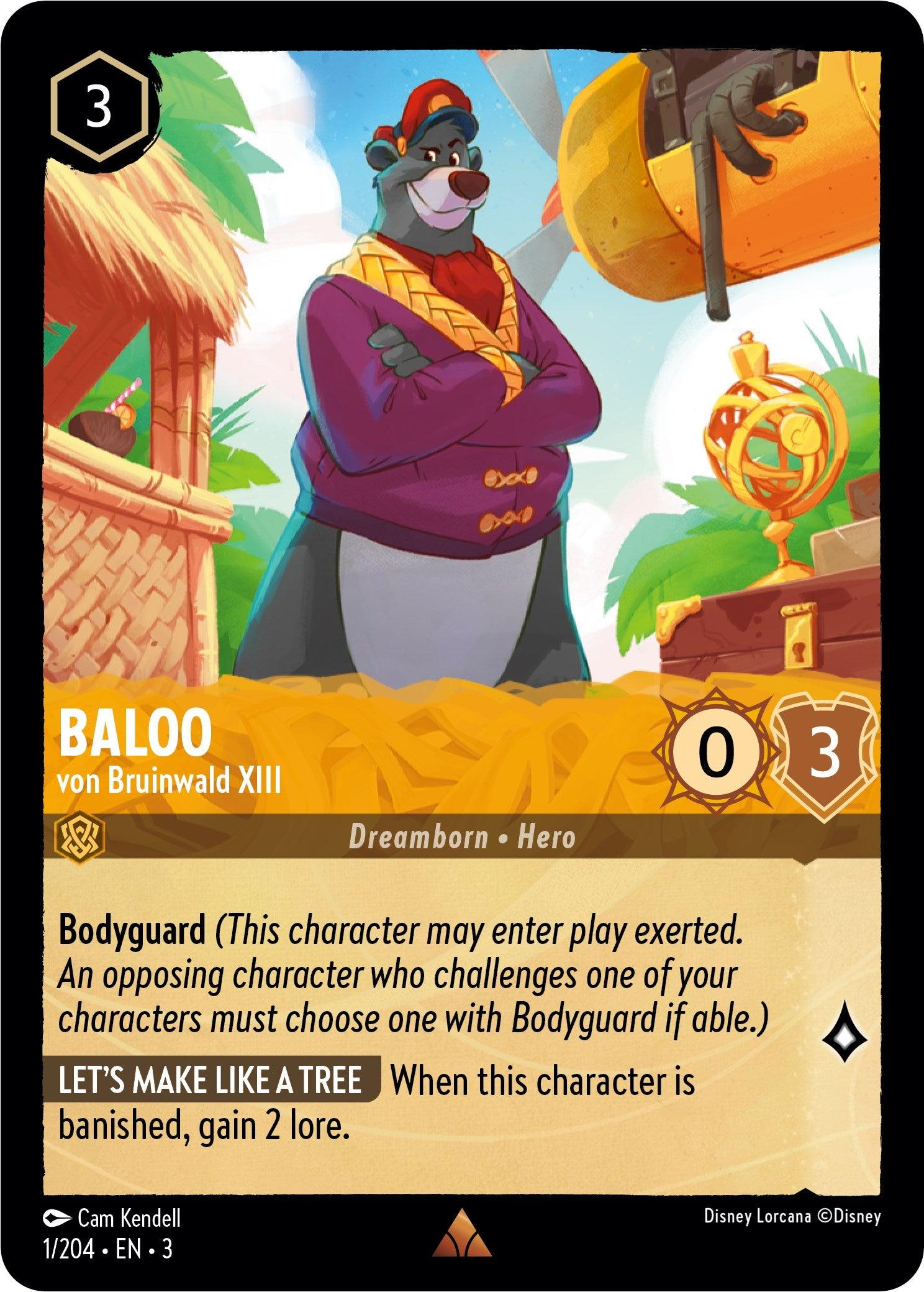 Baloo - von Bruinwald XIII (1/204) [Into the Inklands] - Josh's Cards