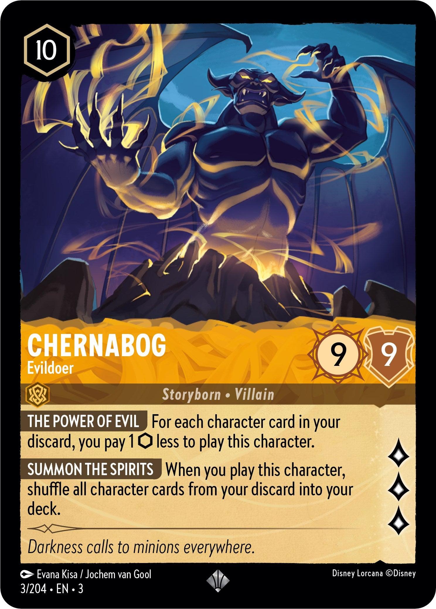 Chernabog - Evildoer (3/204) [Into the Inklands] - Josh's Cards