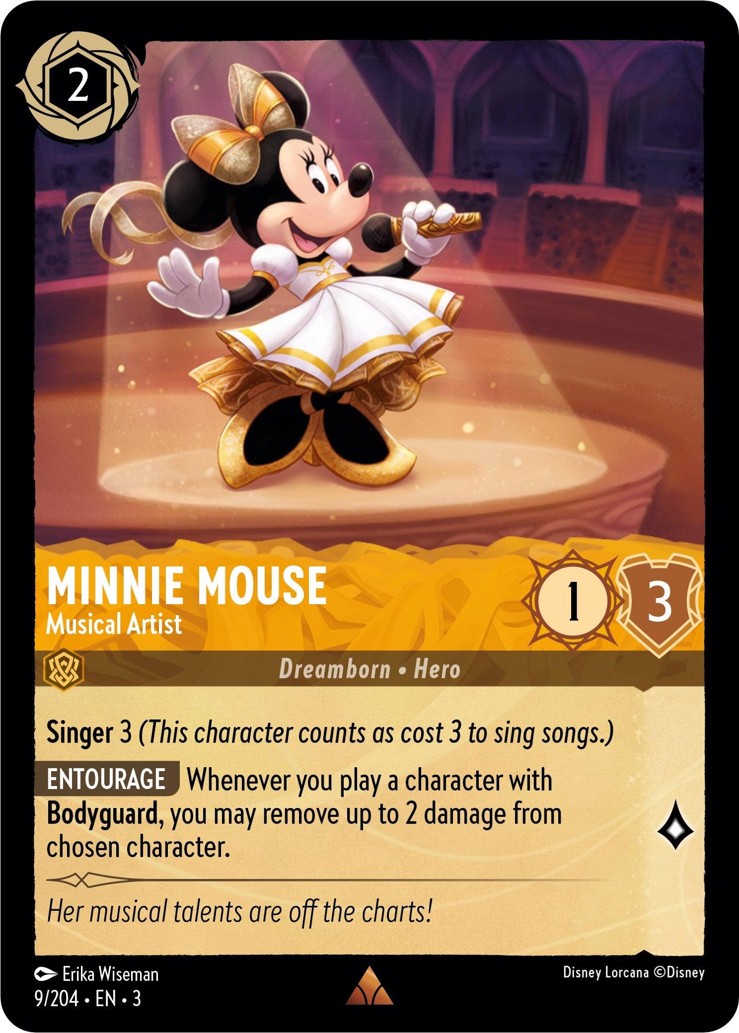 Minnie Mouse - Musical Artist (9/204) [Into the Inklands] - Josh's Cards