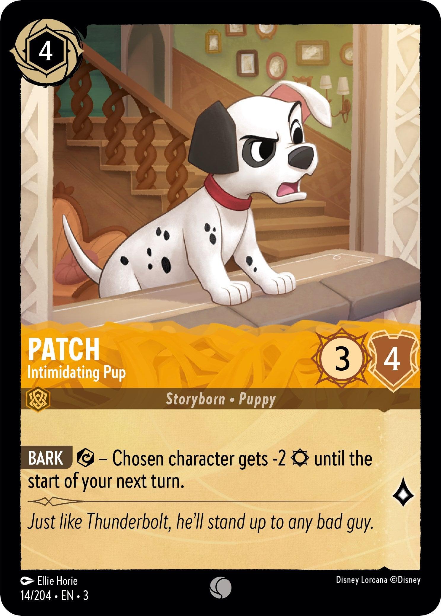 Patch - Intimidating Pup (14/204) [Into the Inklands] - Josh's Cards