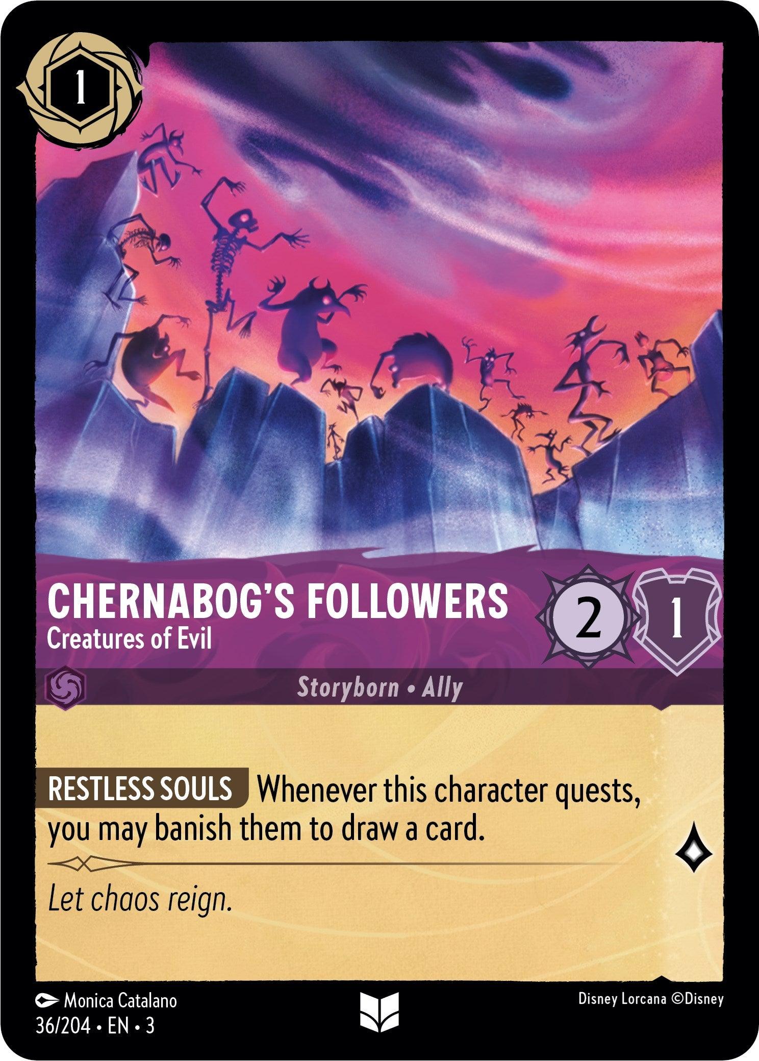 Chernabog's Followers - Creatures of Evil (36/204) [Into the Inklands] - Josh's Cards