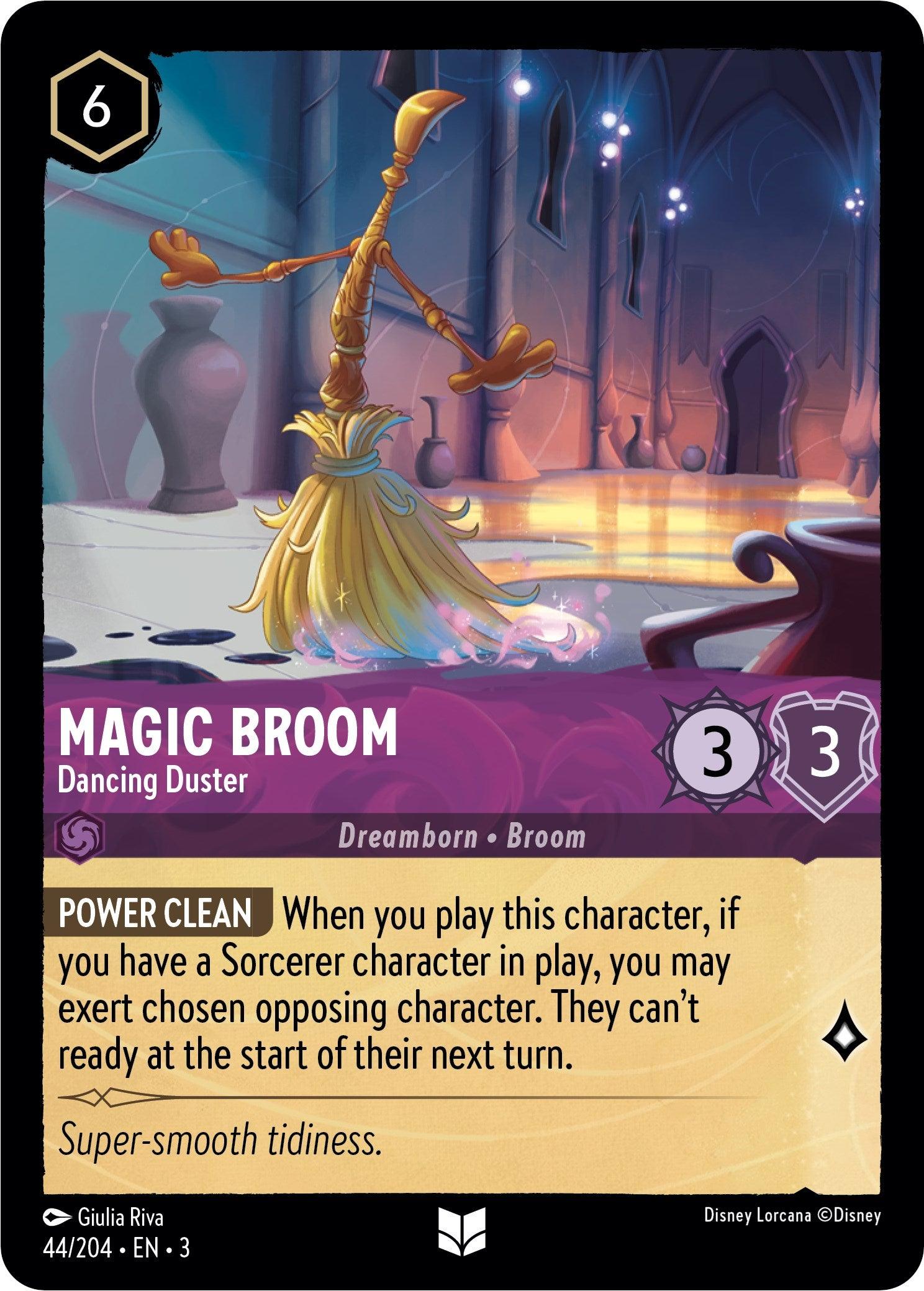 Magic Broom - Dancing Duster (44/204) [Into the Inklands] - Josh's Cards