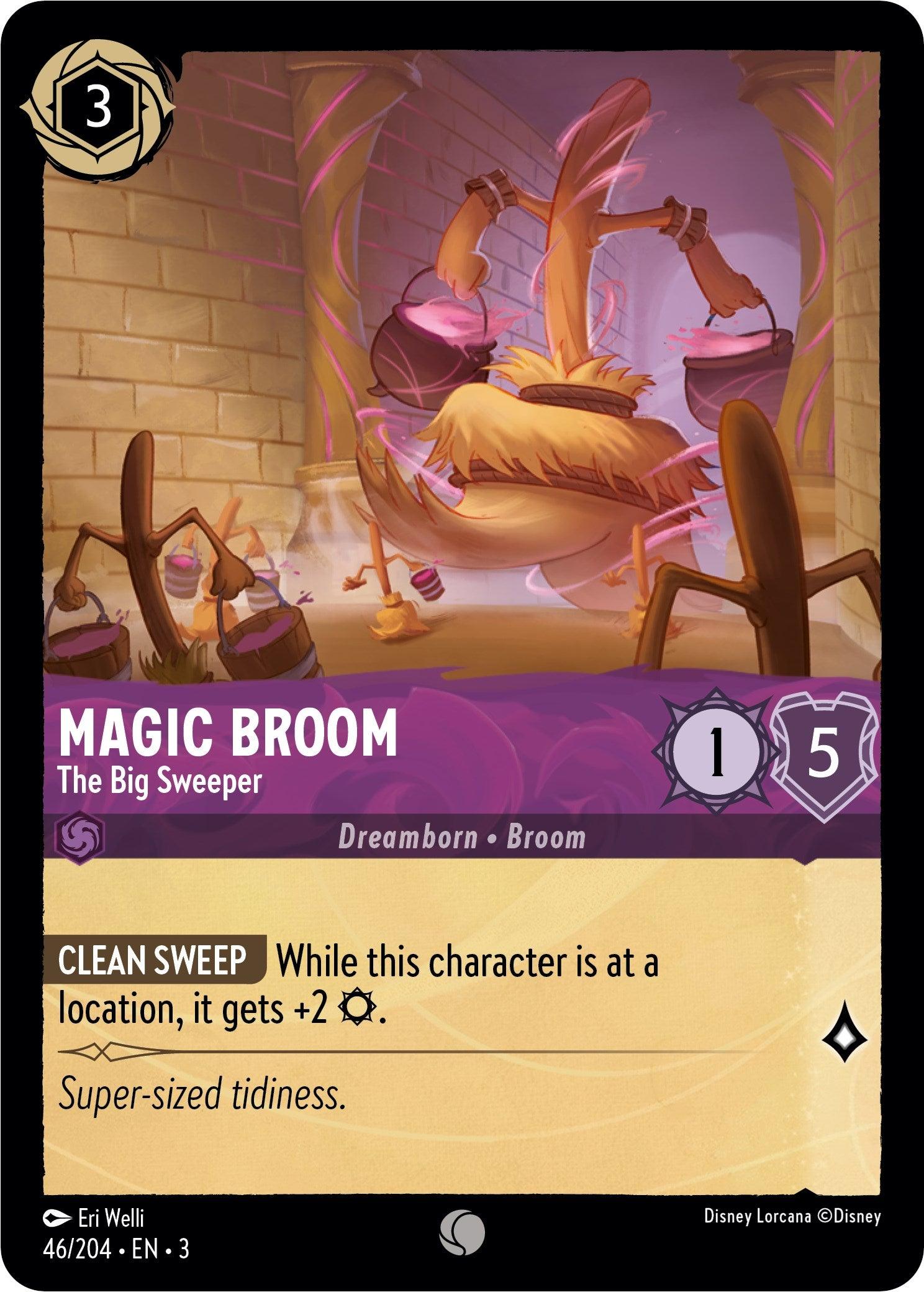 Magic Broom - The Big Sweeper (46//204) [Into the Inklands] - Josh's Cards