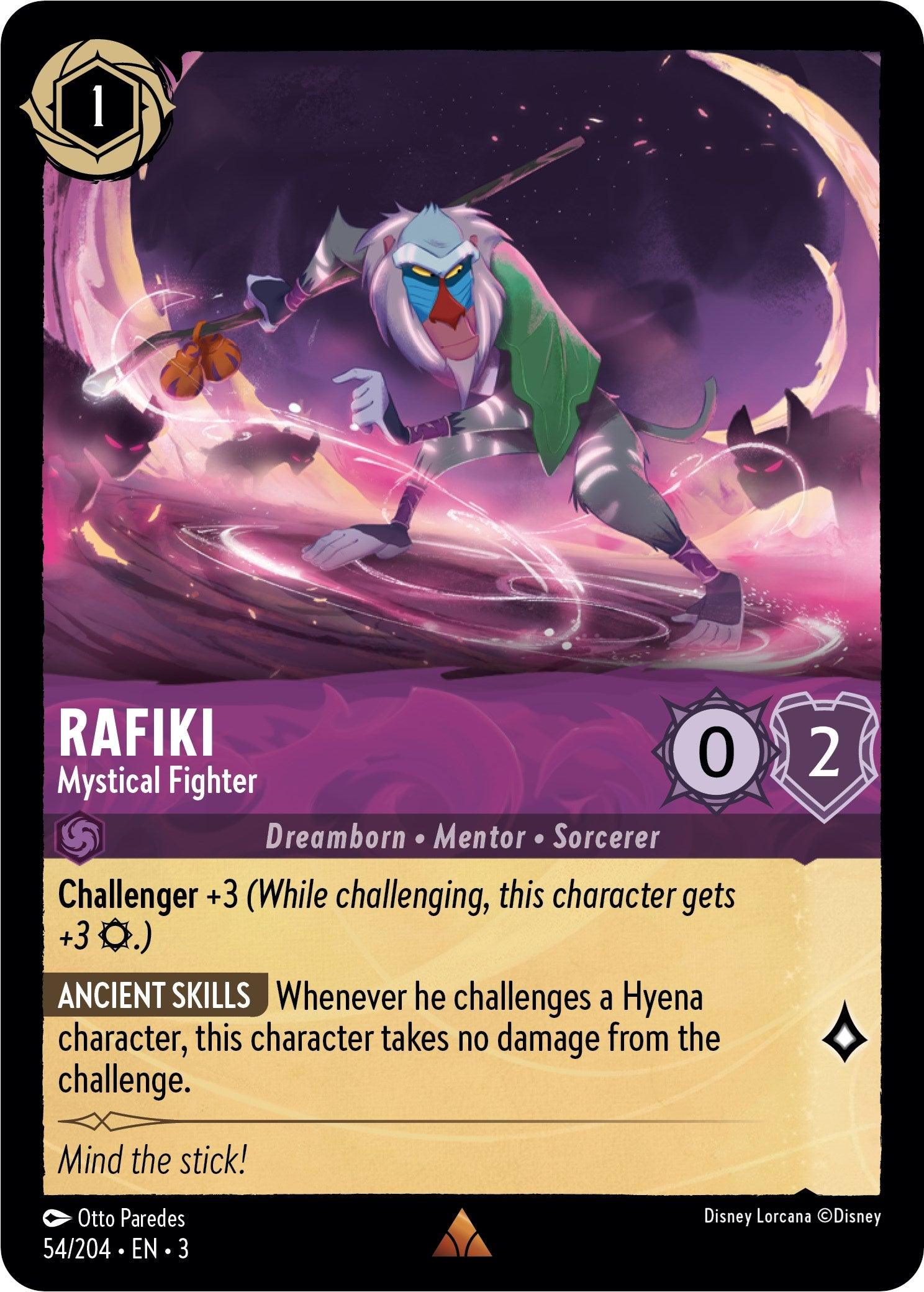 Rafiki - Mystical Fighter (54//204) [Into the Inklands] - Josh's Cards