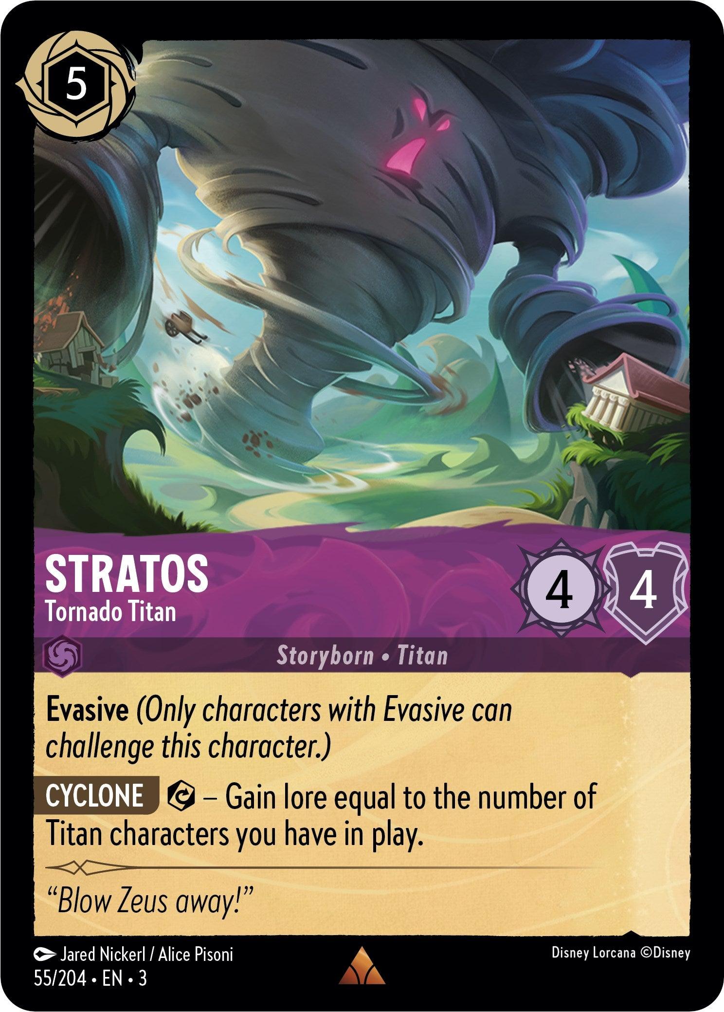 Stratos - Tornado Titan (55//204) [Into the Inklands] - Josh's Cards