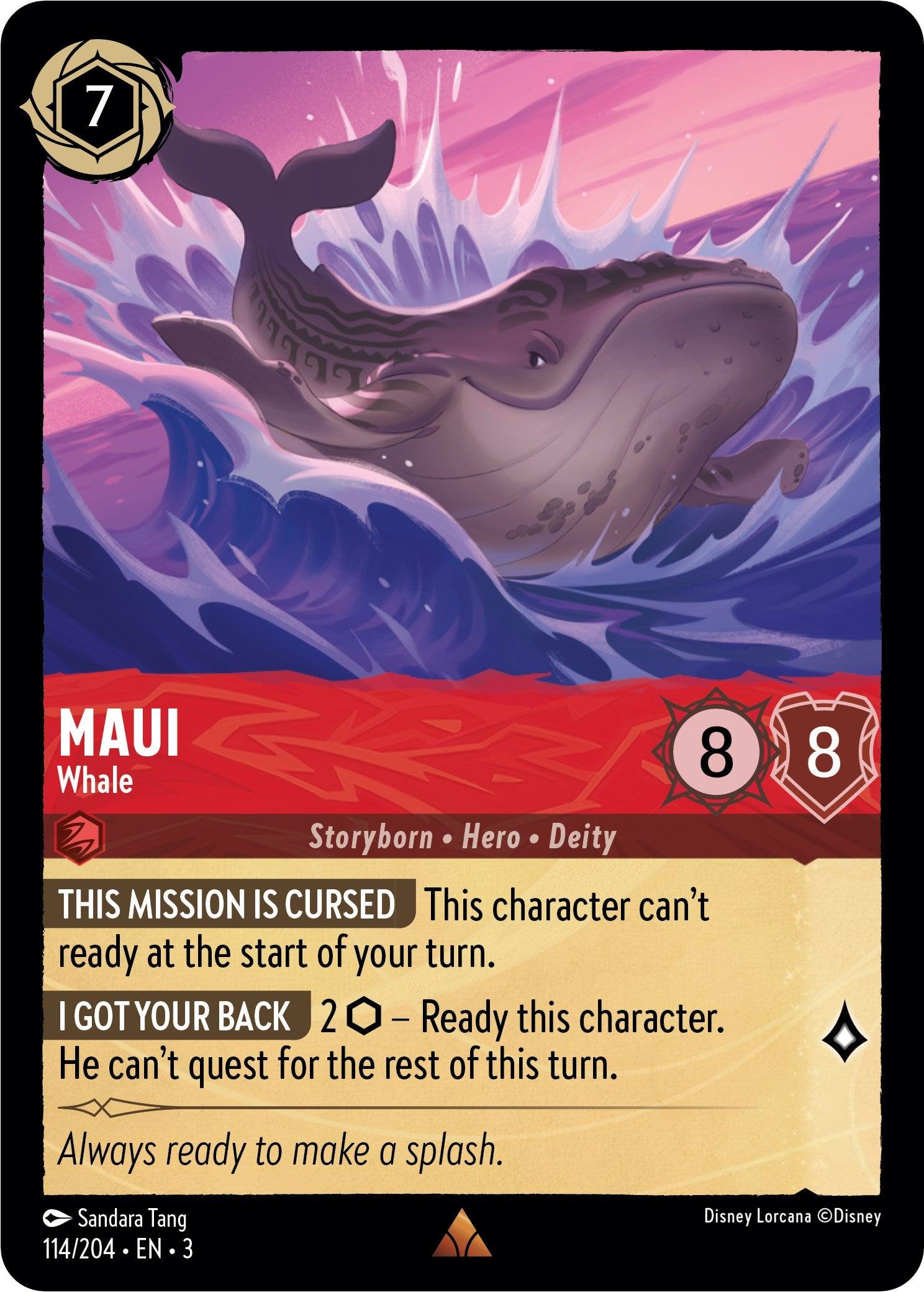 Maui - Whale (114//204) [Into the Inklands] - Josh's Cards