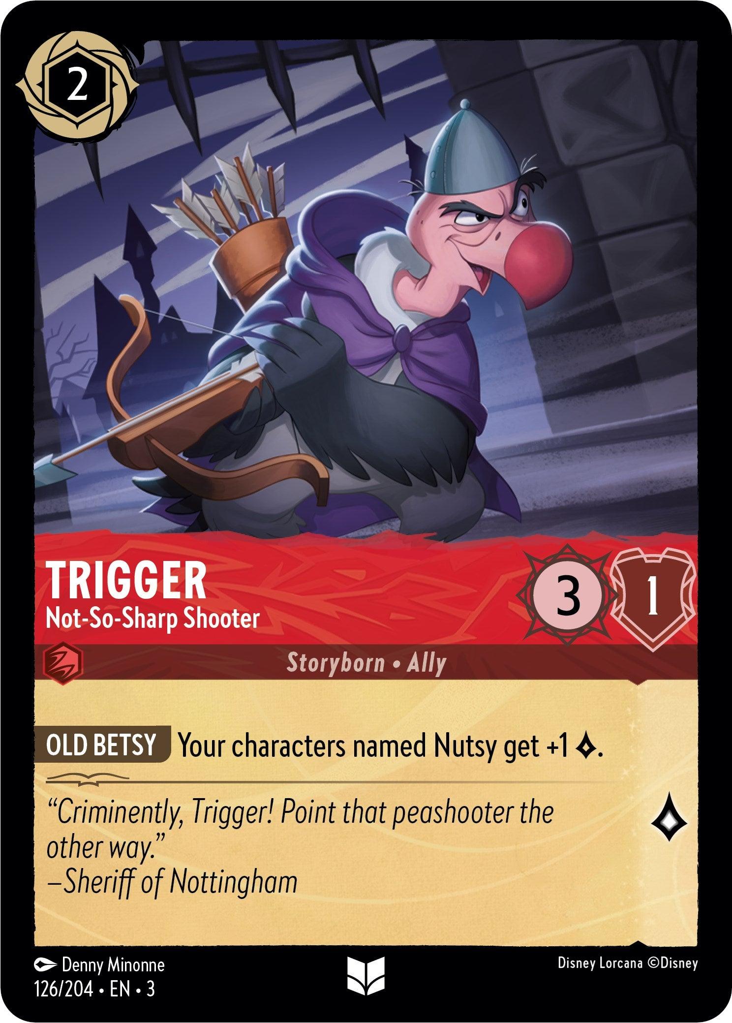 Trigger - Not-So-Sharp Shooter (126//204) [Into the Inklands] - Josh's Cards