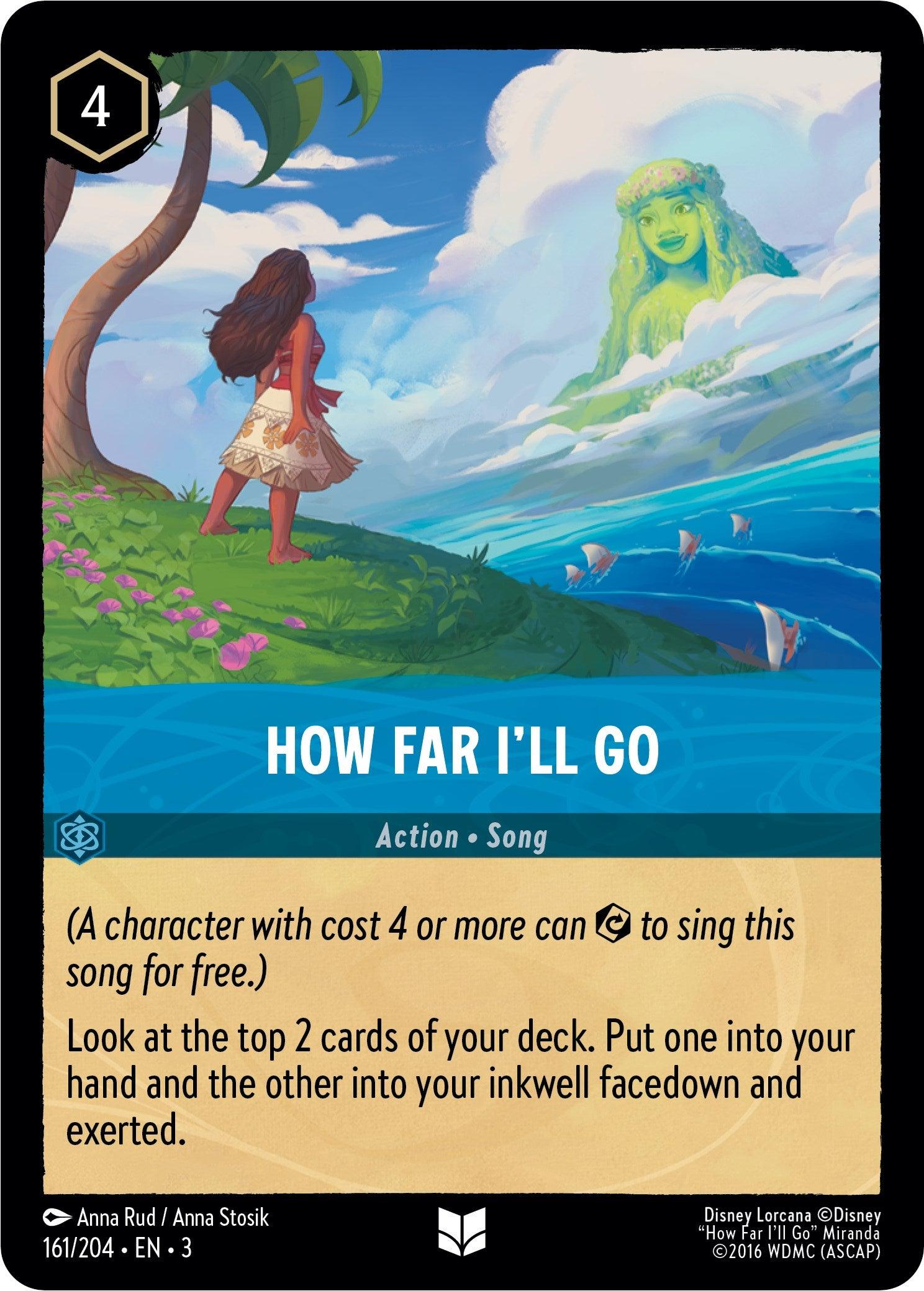 How Far I'll Go (161/204) [Into the Inklands] - Josh's Cards