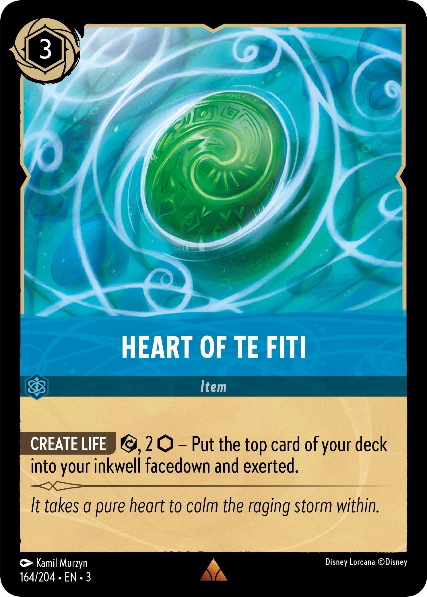Heart of Te Fiti (164//204) [Into the Inklands] - Josh's Cards