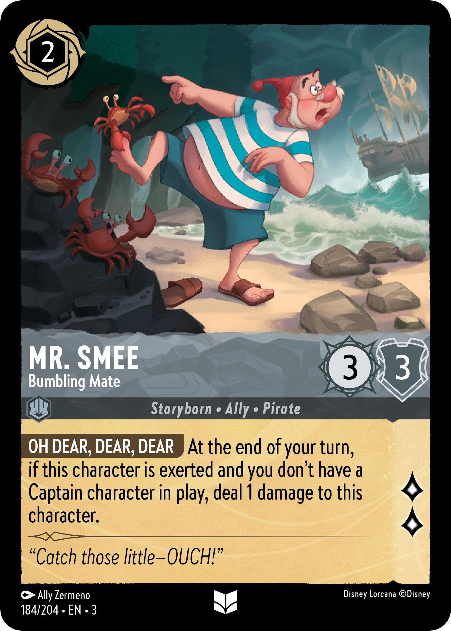 Mr. Smee - Bumbling Mate (184/204) [Into the Inklands] - Josh's Cards
