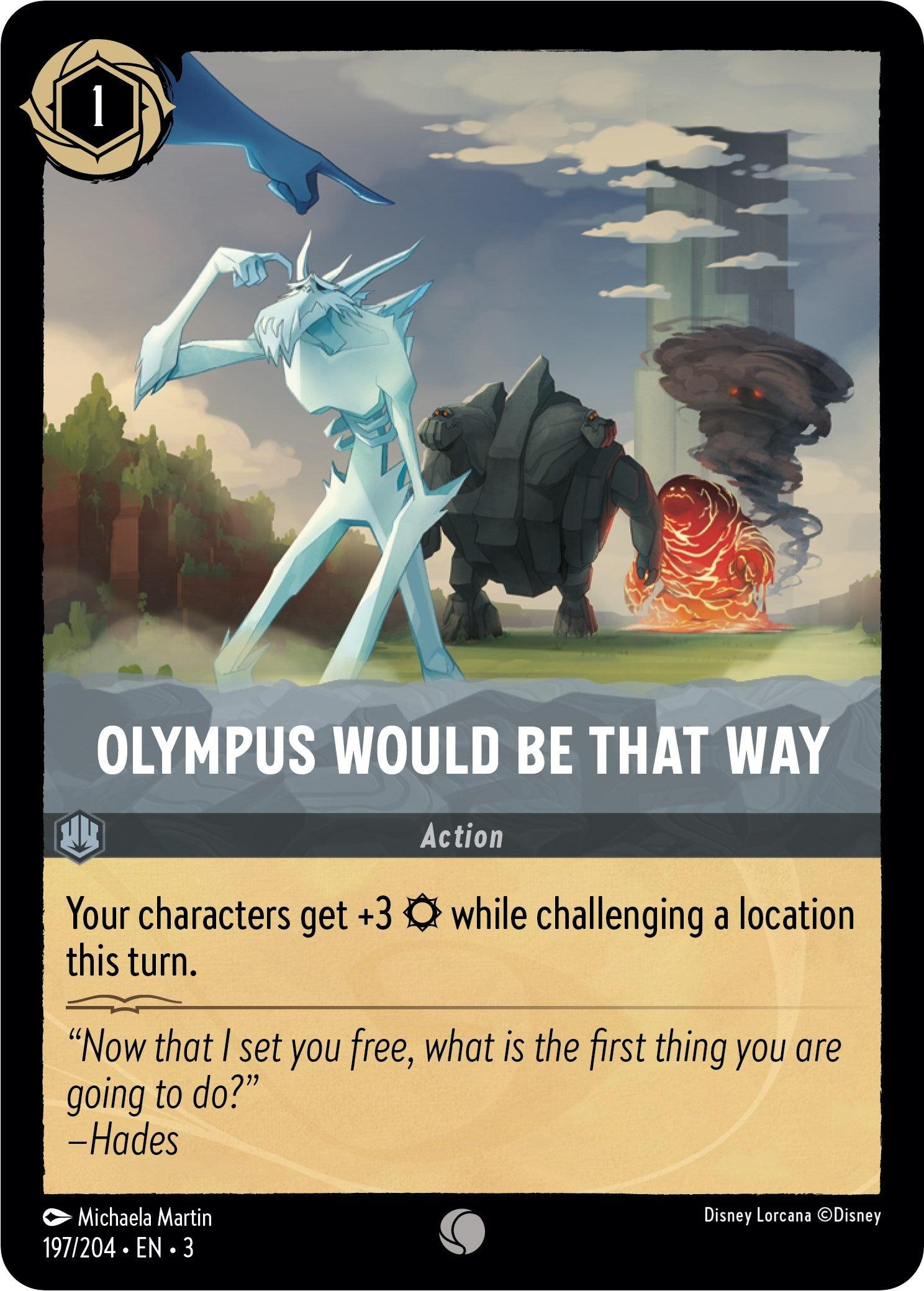 Olympus Would Be That Way (197/204) [Into the Inklands] - Josh's Cards