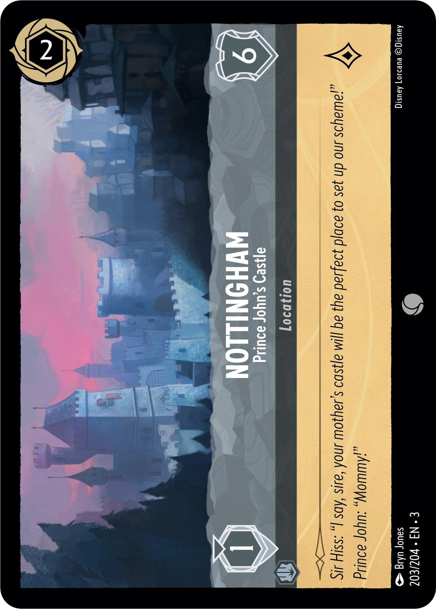 Nottingham - Prince John's Castle (203/204) [Into the Inklands] - Josh's Cards