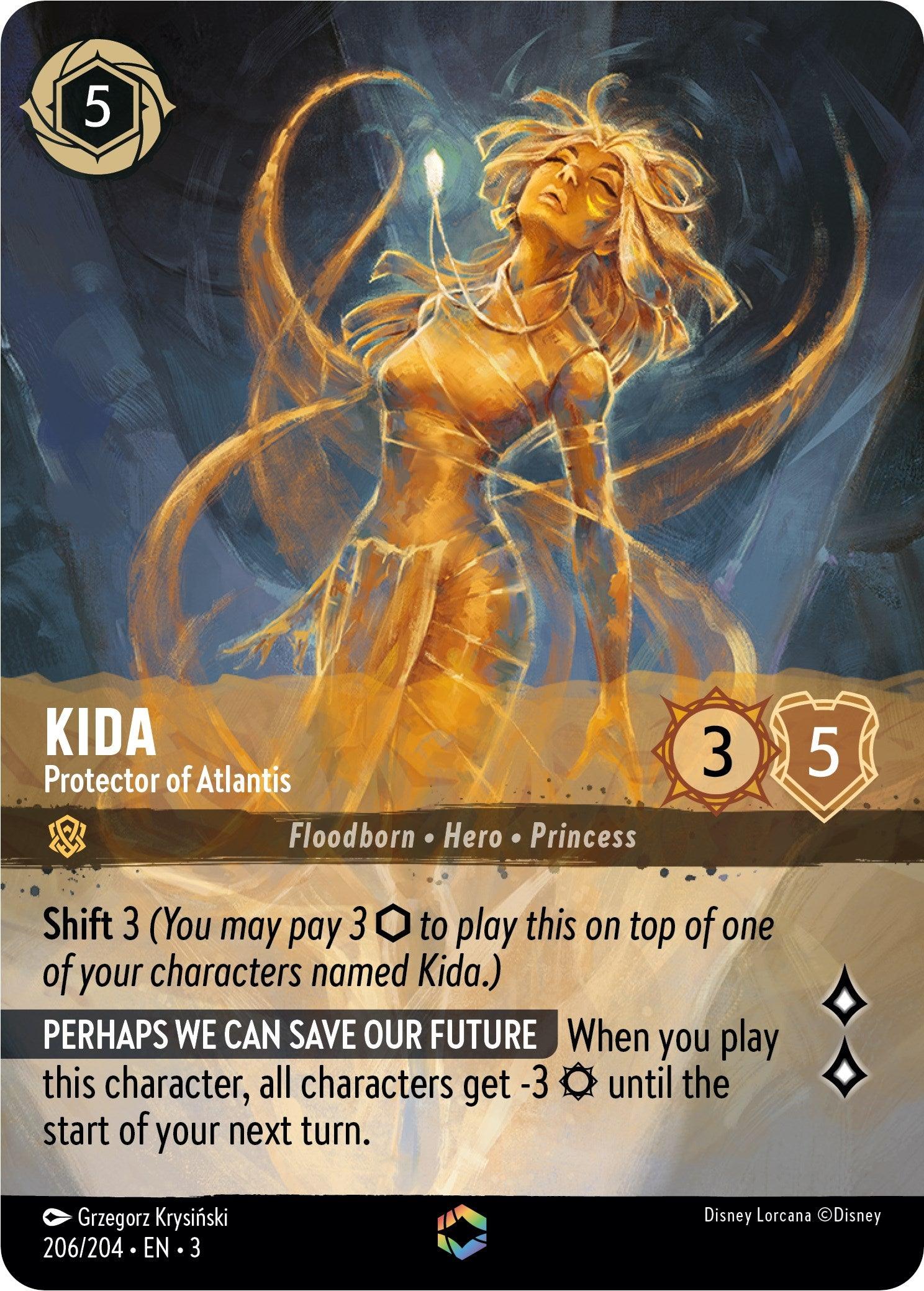 Kida - Protector of Atlantis (Alternate Art) (206/204) [Into the Inklands] - Josh's Cards