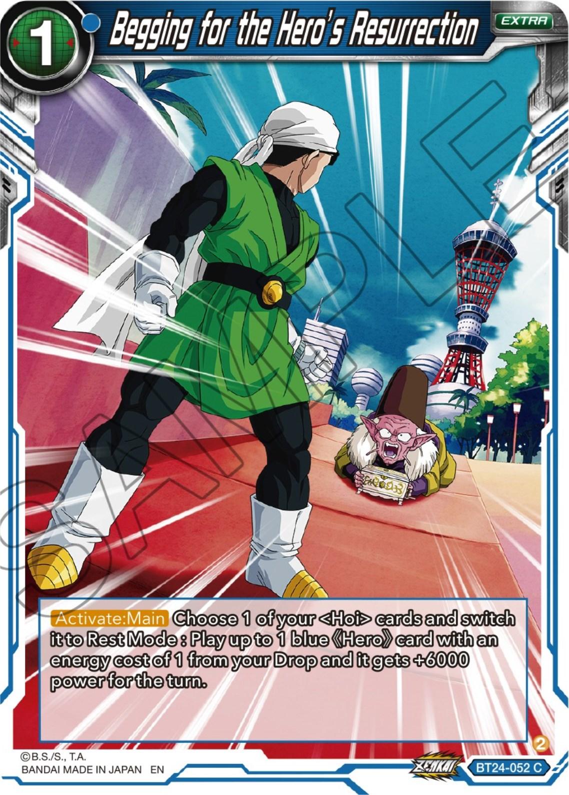 Begging for the Hero's Resurrection (BT24-052) [Beyond Generations] - Josh's Cards