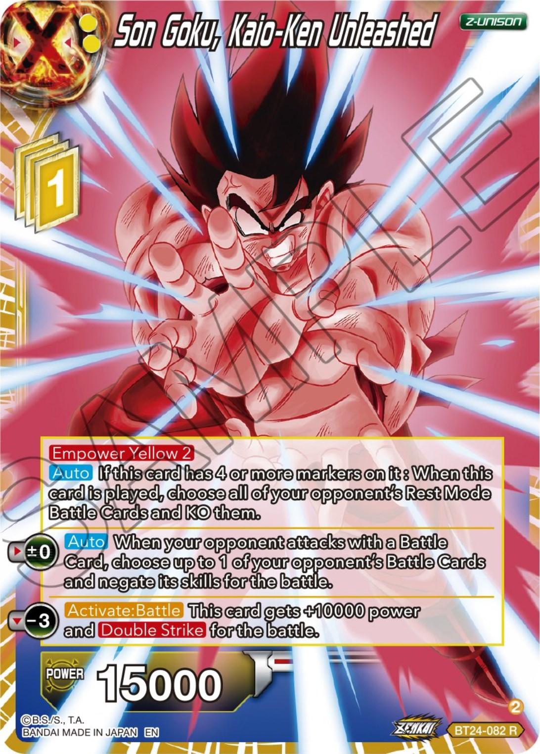 Son Goku, Kaio-Ken Unleashed (BT24-082) [Beyond Generations] - Josh's Cards