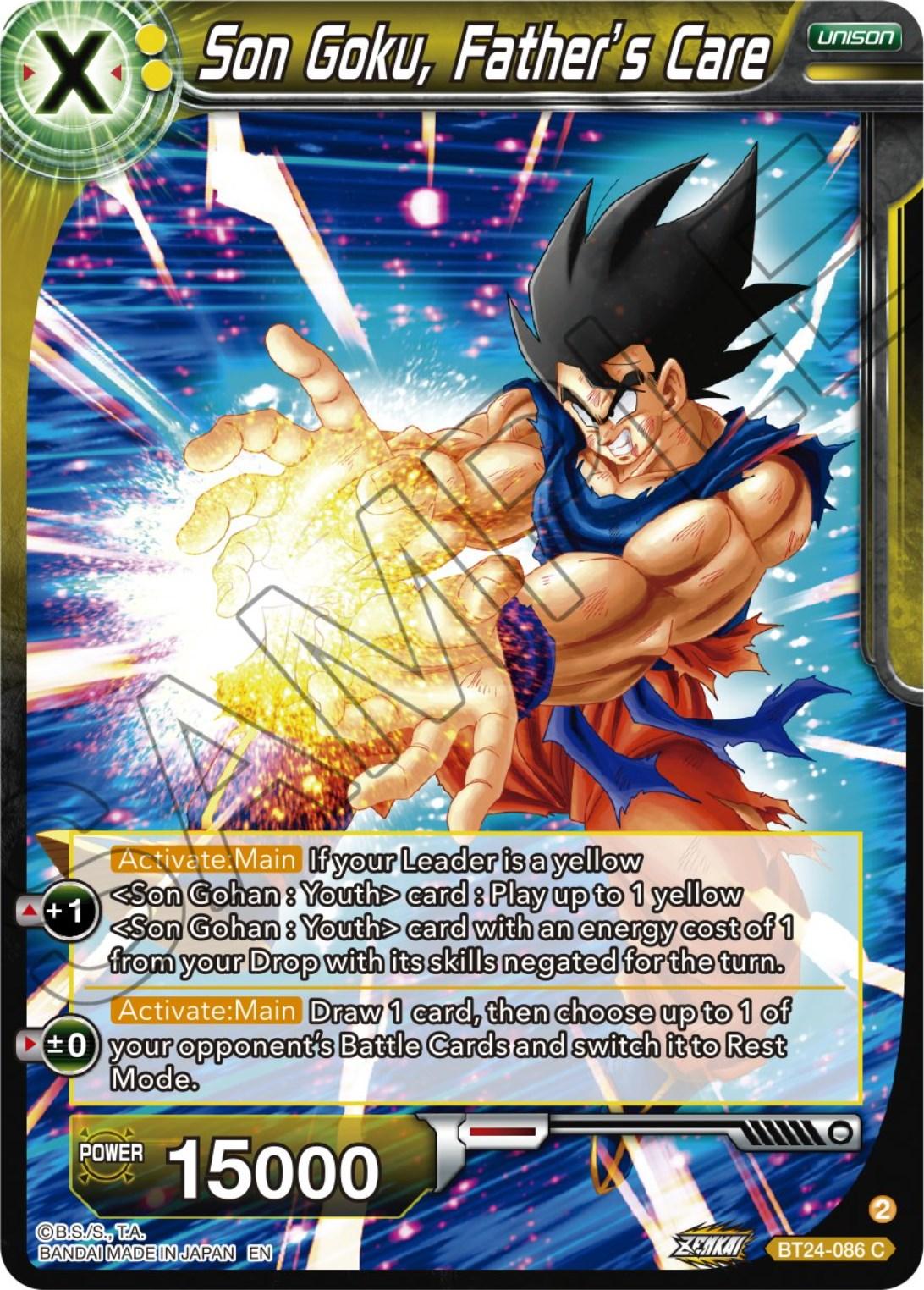 Son Goku, Father's Care (BT24-086) [Beyond Generations] - Josh's Cards