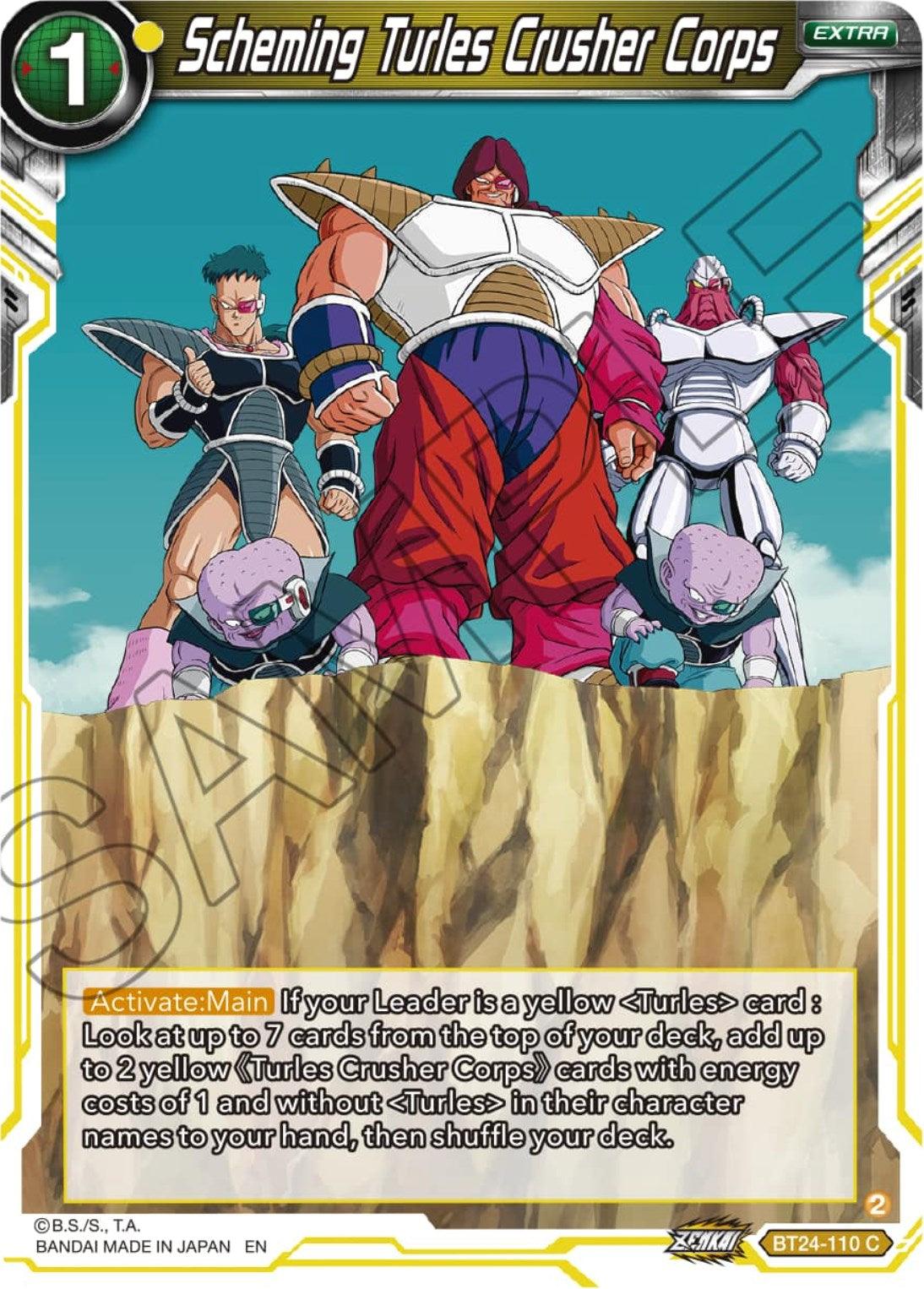 Scheming Turles Crusher Corps (BT24-110) [Beyond Generations] - Josh's Cards