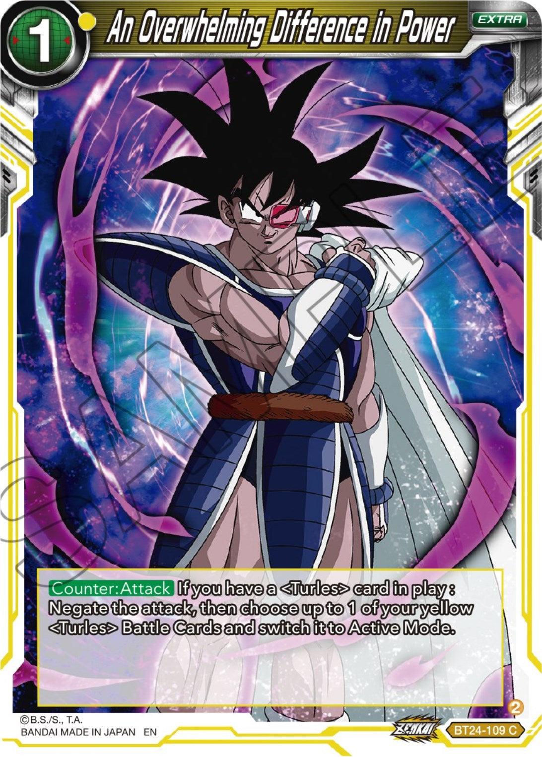 An Overwhelming Difference in Power (BT24-109) [Beyond Generations] - Josh's Cards
